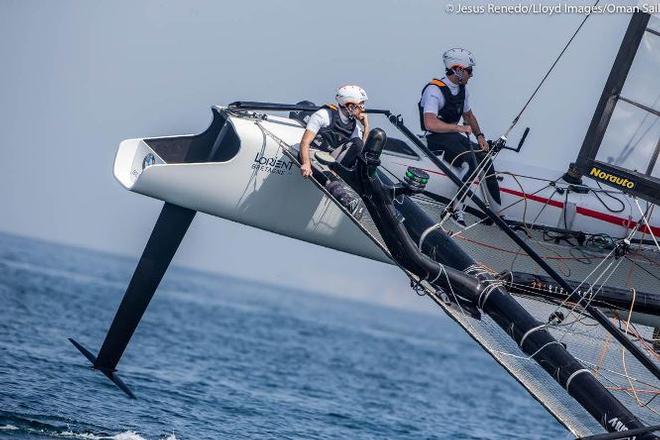 Practice race - Louis Vuitton America's Cup World Series Oman 2016. © Jesus Renedo/LIoyd Images/Oman Sail